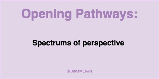 @DanaMLewis on spectrums of perspective